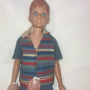 Vintage Mattel “Ricky” doll 1963 Skippers boyfriend in original clothing!